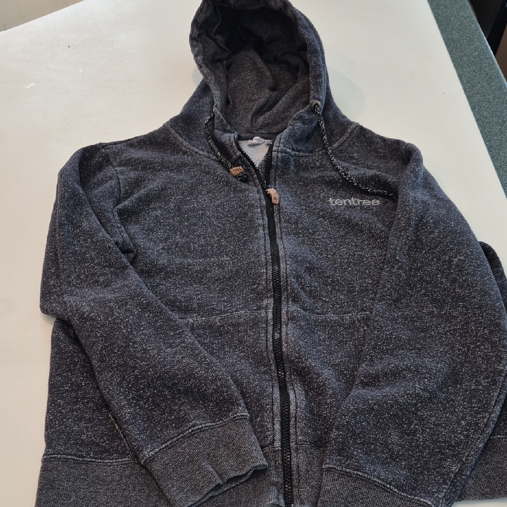 Tentree Ladies XL Charcoal Hoodie Jacket